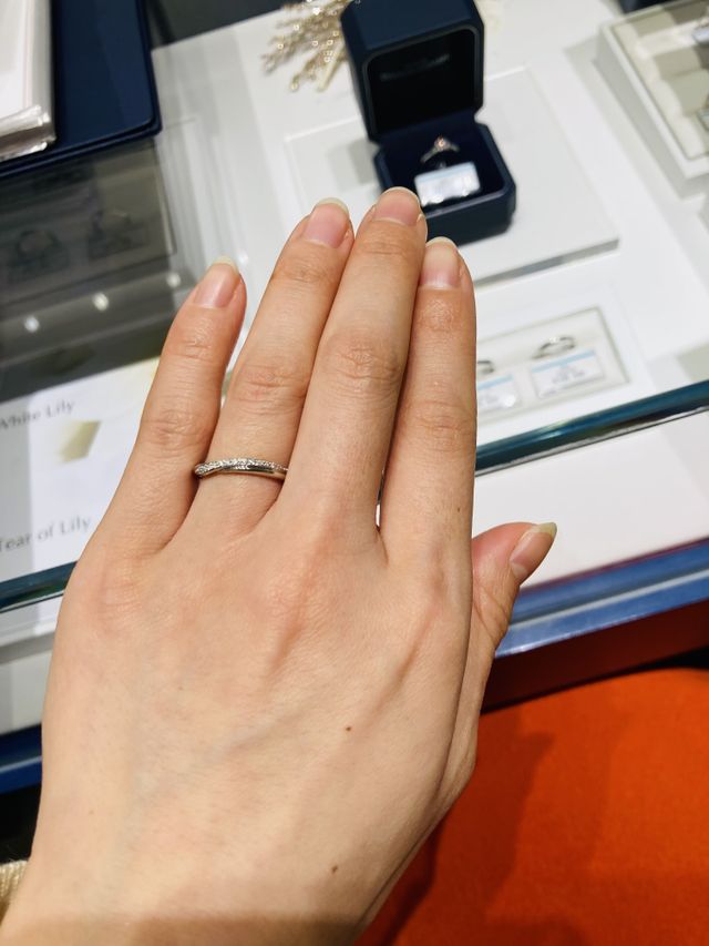 指なじみが良いリング