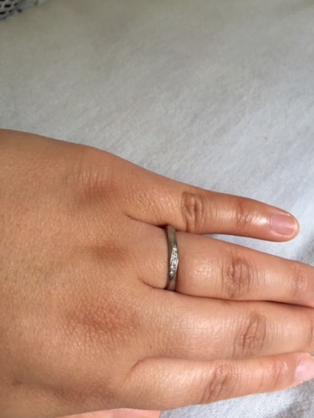 結婚指輪写真（妻）