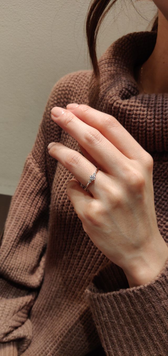 とっても可愛い指輪でした