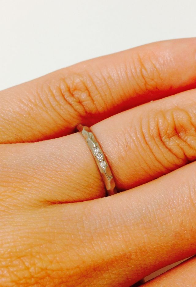 実際に着けている写真です。