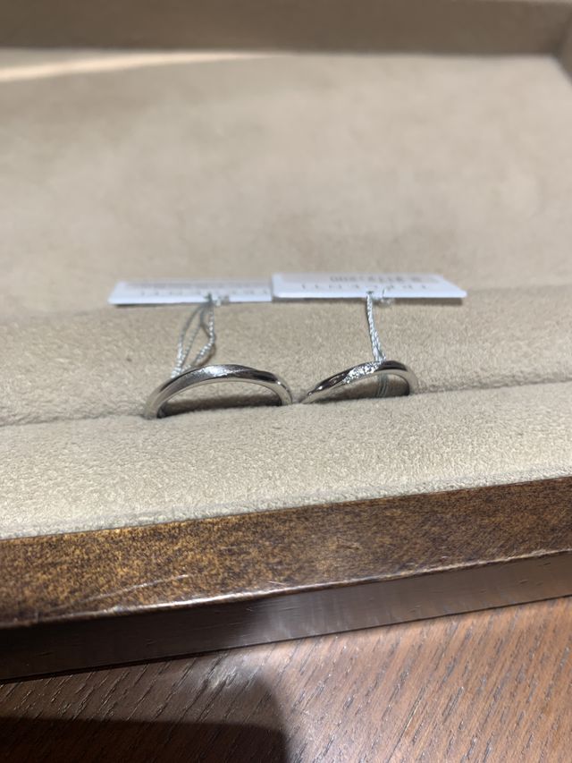 指輪選びで一店目。親切丁寧に説明いただき、とても良かった