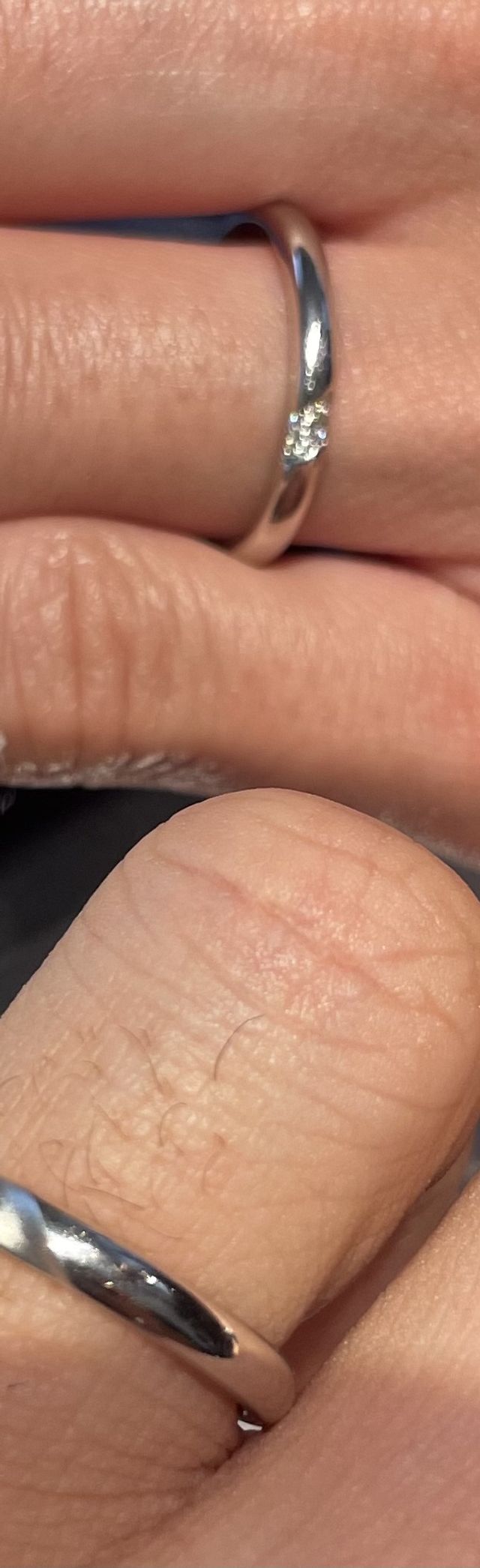 試着してる写真です