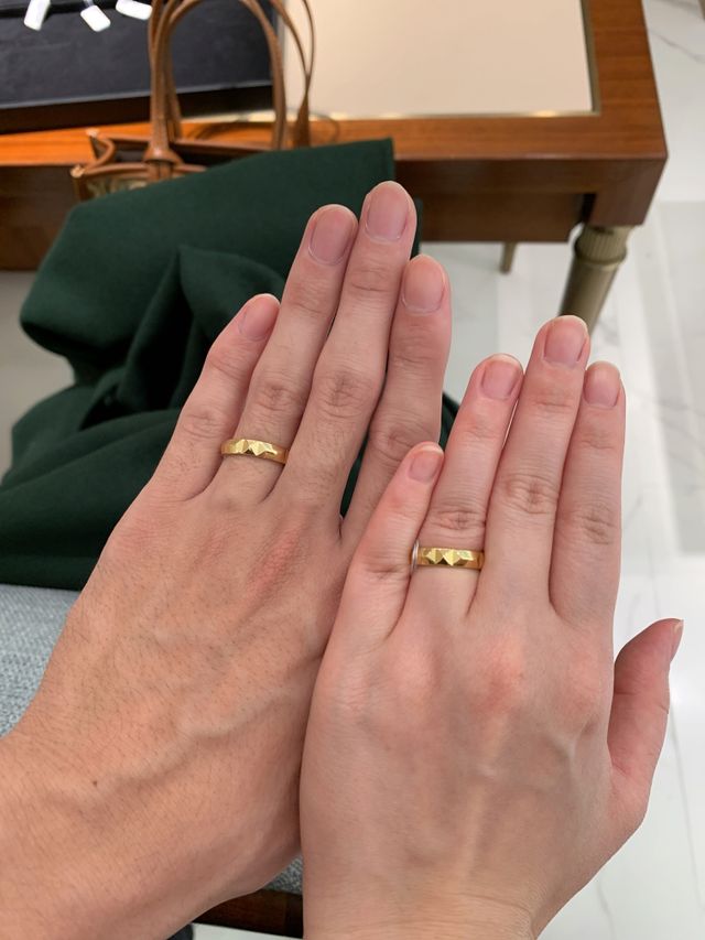 ティファニートゥルー　バンドリング　4mm YG