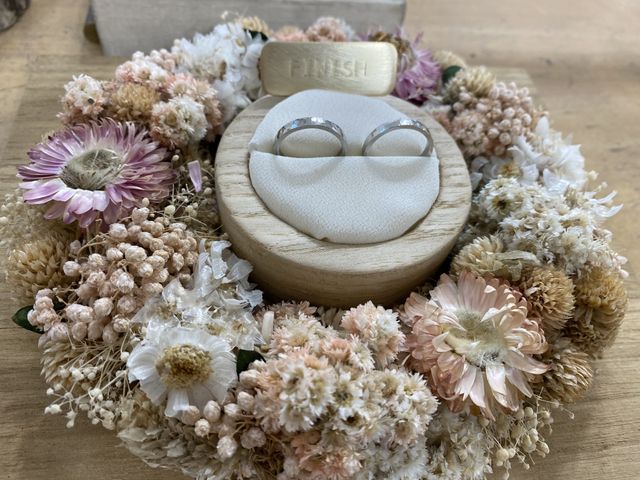 ついぶ川越店様で完成した時に指輪を撮影したものです。