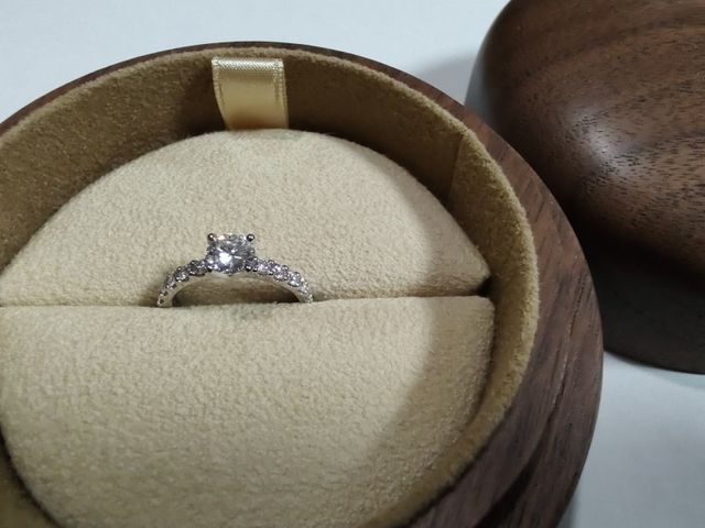 うん十年前の指輪をリモデリングしていただきました。素敵です。