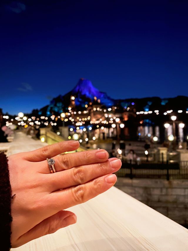 ホテルミラコスタでプロポーズ。