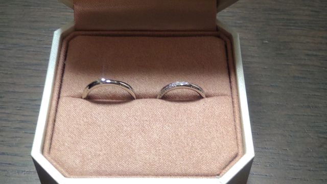 結婚指輪です。