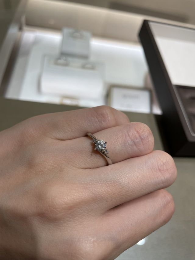 試着時の写真です