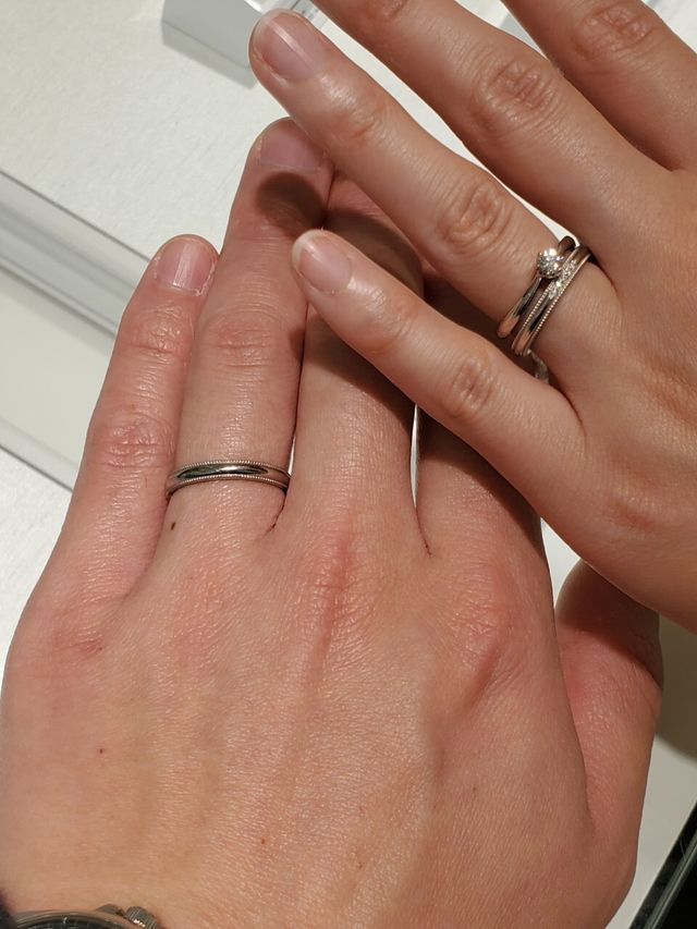 ミル打ちがとても綺麗でした。