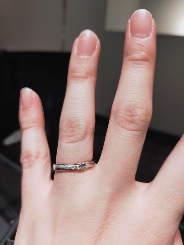 購入した指輪です