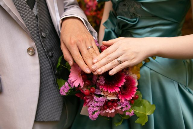 結婚式での一枚