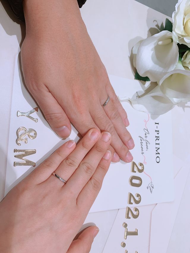 購入時にお店で撮って頂いたお写真です！