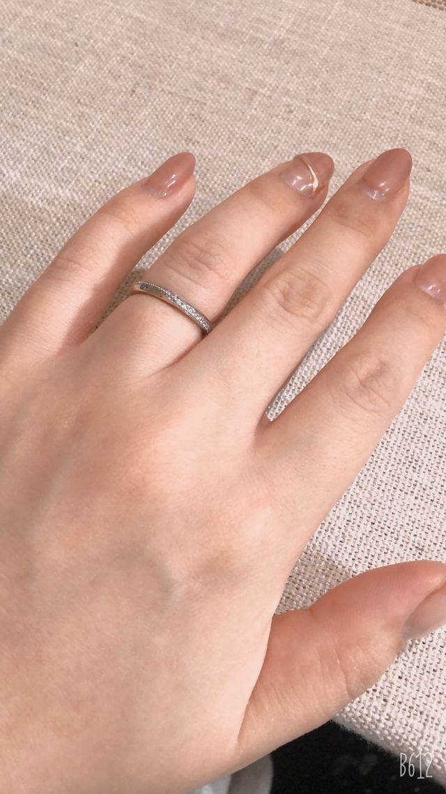 購入後、自宅で着用しての撮影