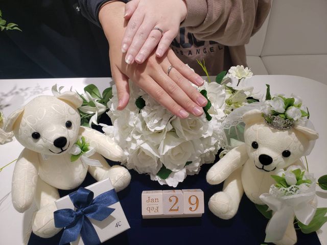 シンプルなデザインでもダイヤモンドが綺麗に輝いていたから