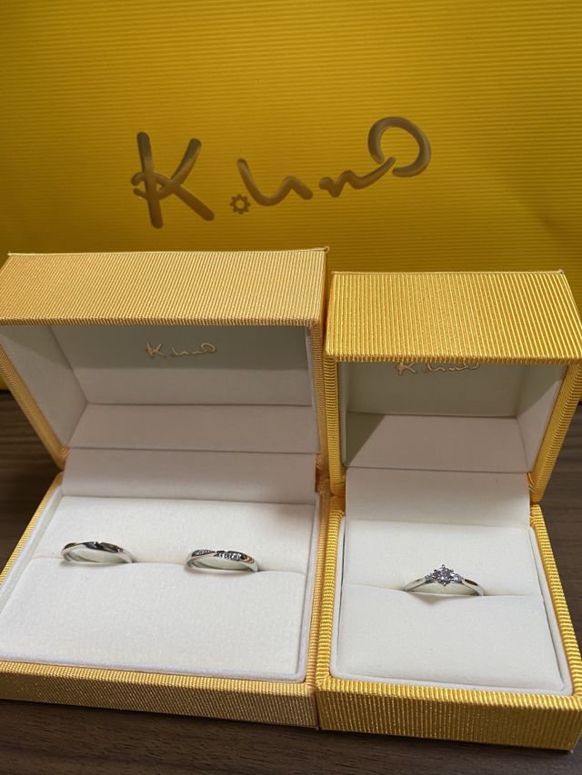 婚約指輪＋結婚指輪