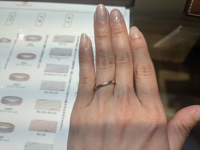 指に馴染みます