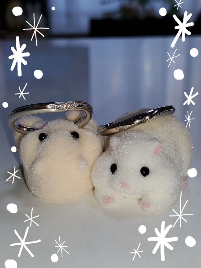 ボヌールという名前の結婚指輪です。