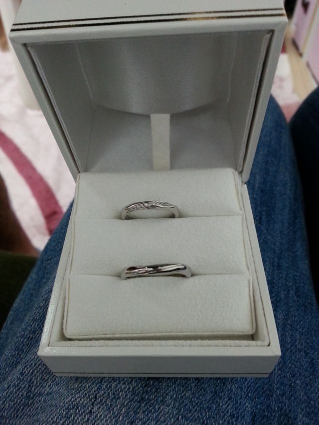 ４℃の結婚指輪です。