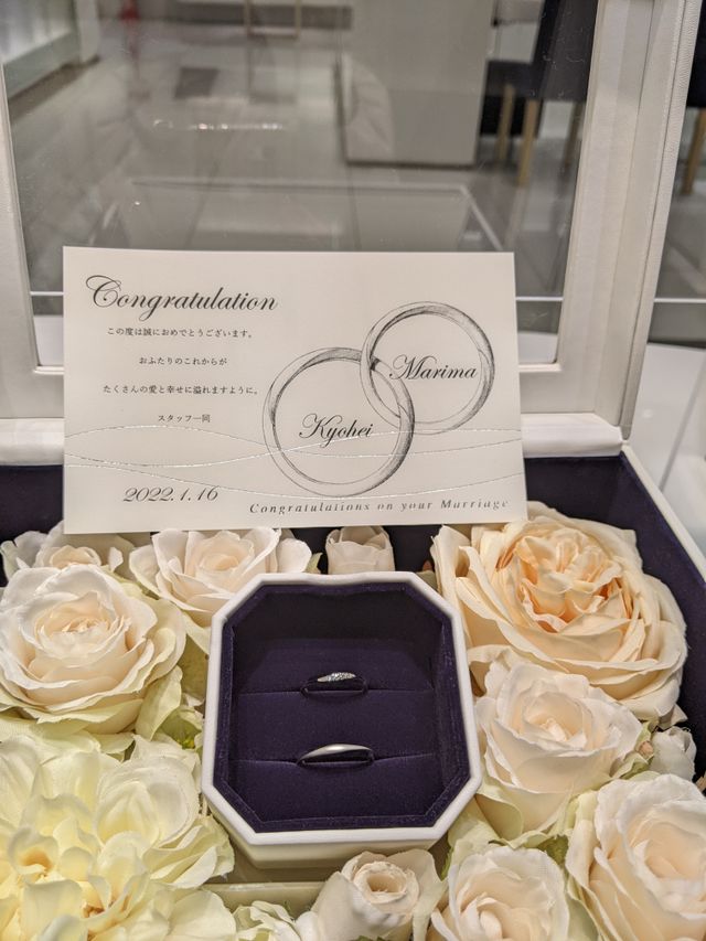 素敵なメッセージ付きで嬉しかったです。