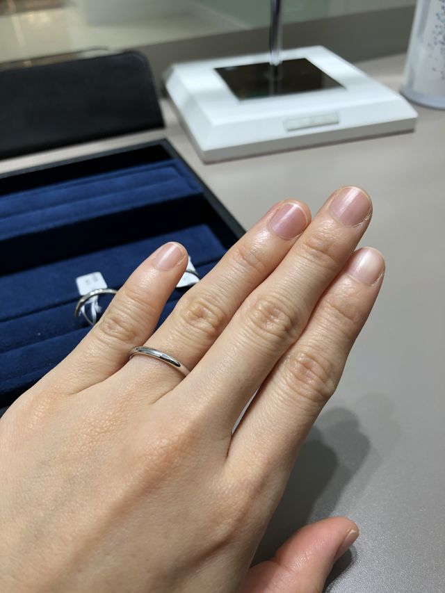 女性用 ダイヤなしストレート