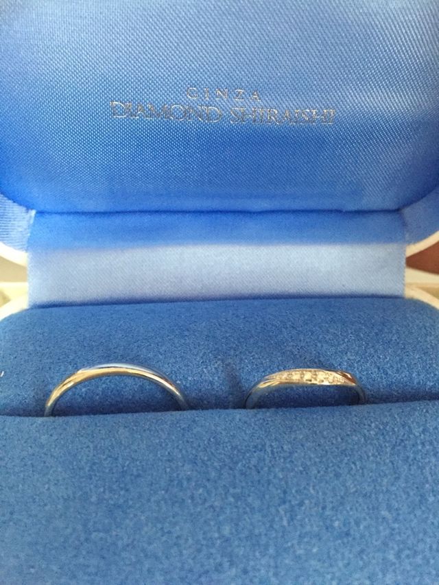 リングケースに入れて