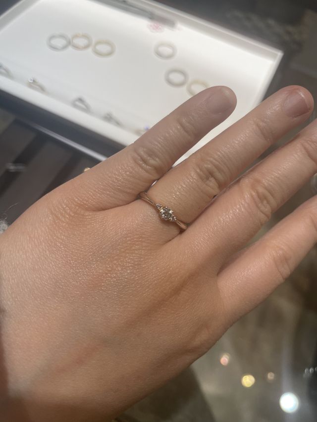 メレ付きソリティアタイプ