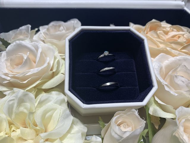 結婚指輪と婚約指輪のです