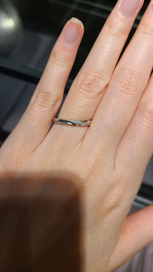 購入した指輪です。