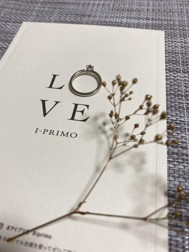 いただいたカードと一緒に撮影