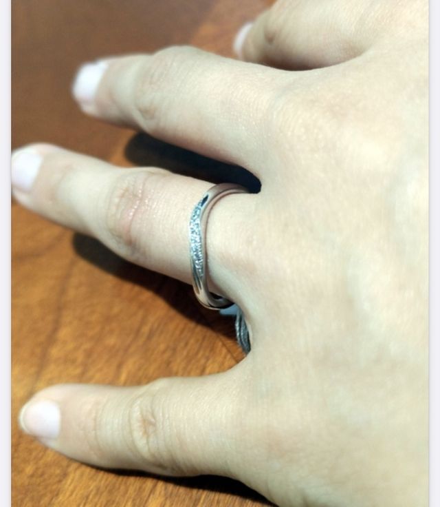 ウェーブの感じが素敵です。