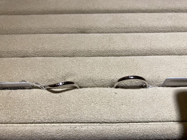 結婚指輪です。