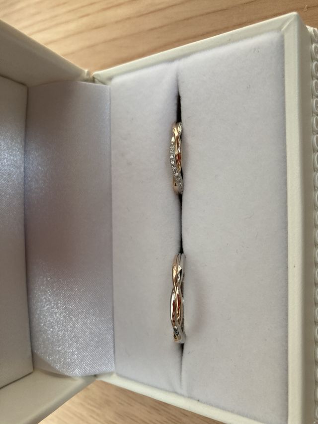 K18とpt950のコンビネーション