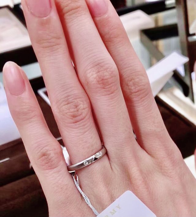 着用品は2種類の素材感を試せるデザインでした。