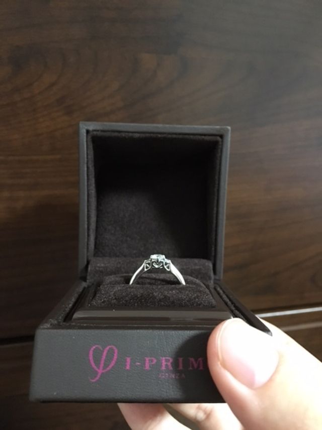 横からみるとハート型が…