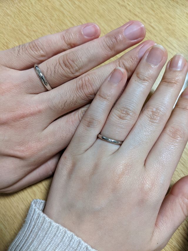 シンプルで飽きのこないデザインを選択しました。