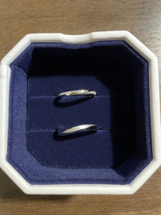 程よいウェーブに一目惚れでしたとても上品で綺麗な形でした