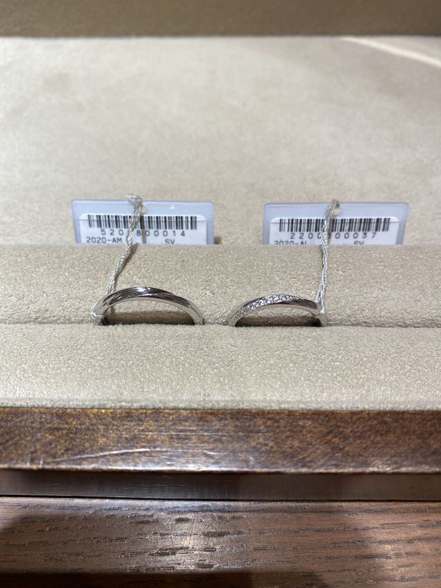 最終決定した指輪です。