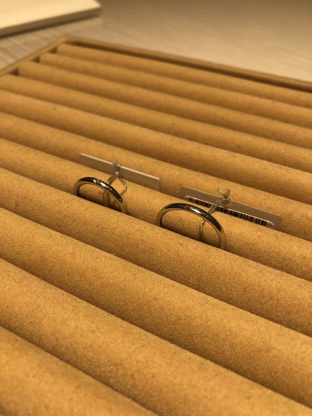 一石タイプのシンプルなリング。
