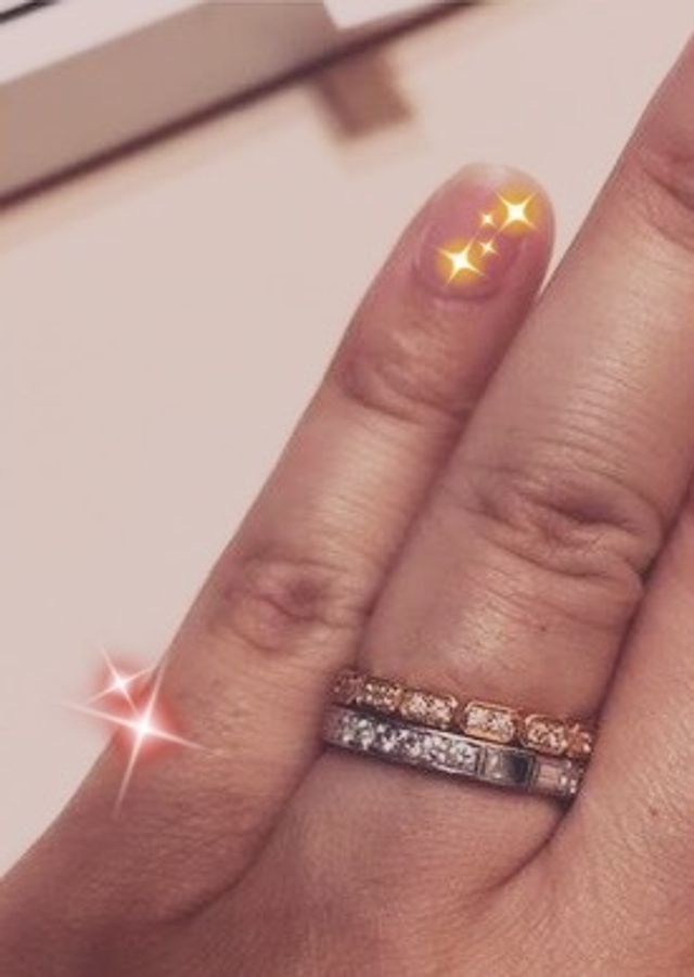 指輪の裏に刻印出来なかった…