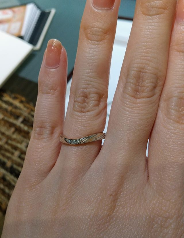 異なる金属が層になっています！
唯一無二です！