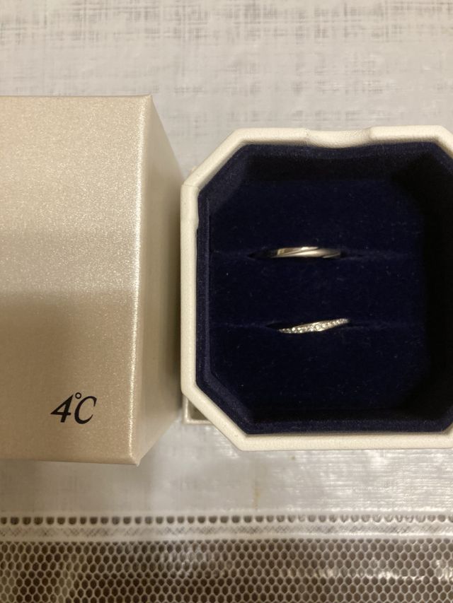 結婚指輪です。