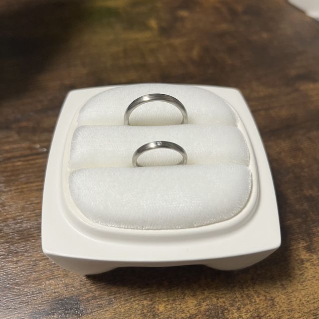 上が男性用、下が女性用の指輪
俄の長閑のシリーズ