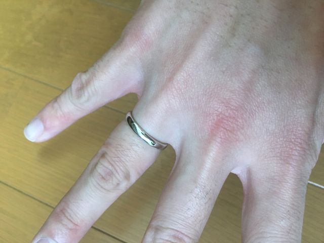 結婚指輪です