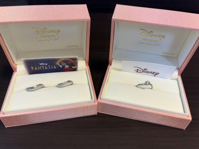 ファンタジアの婚約指輪と結婚指輪