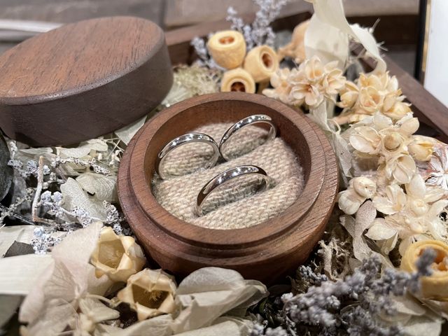 婚約指輪と結婚指輪
プラチナ 2.5mm 甲丸 クリア仕上げ