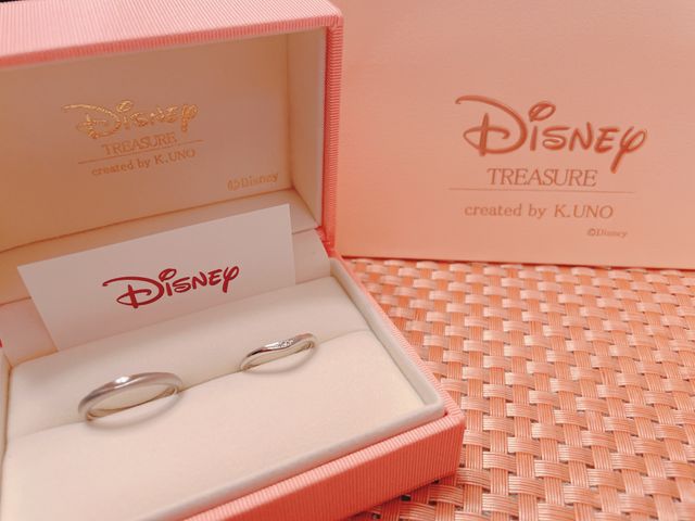 旦那さんの指輪は艶消ししてもらいかっこよく仕上がりました