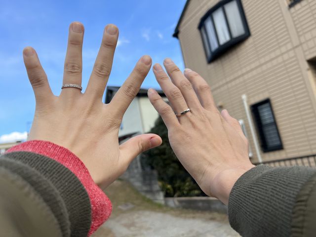 着けてる時の指輪