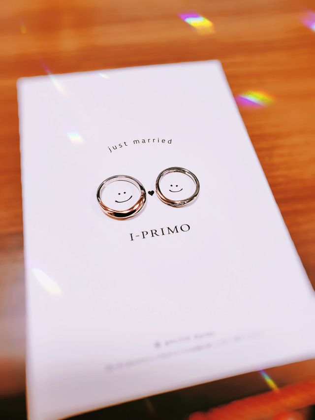 素敵な結婚指輪です☆