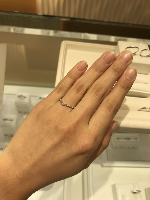 試着させて頂いた時の写真です。