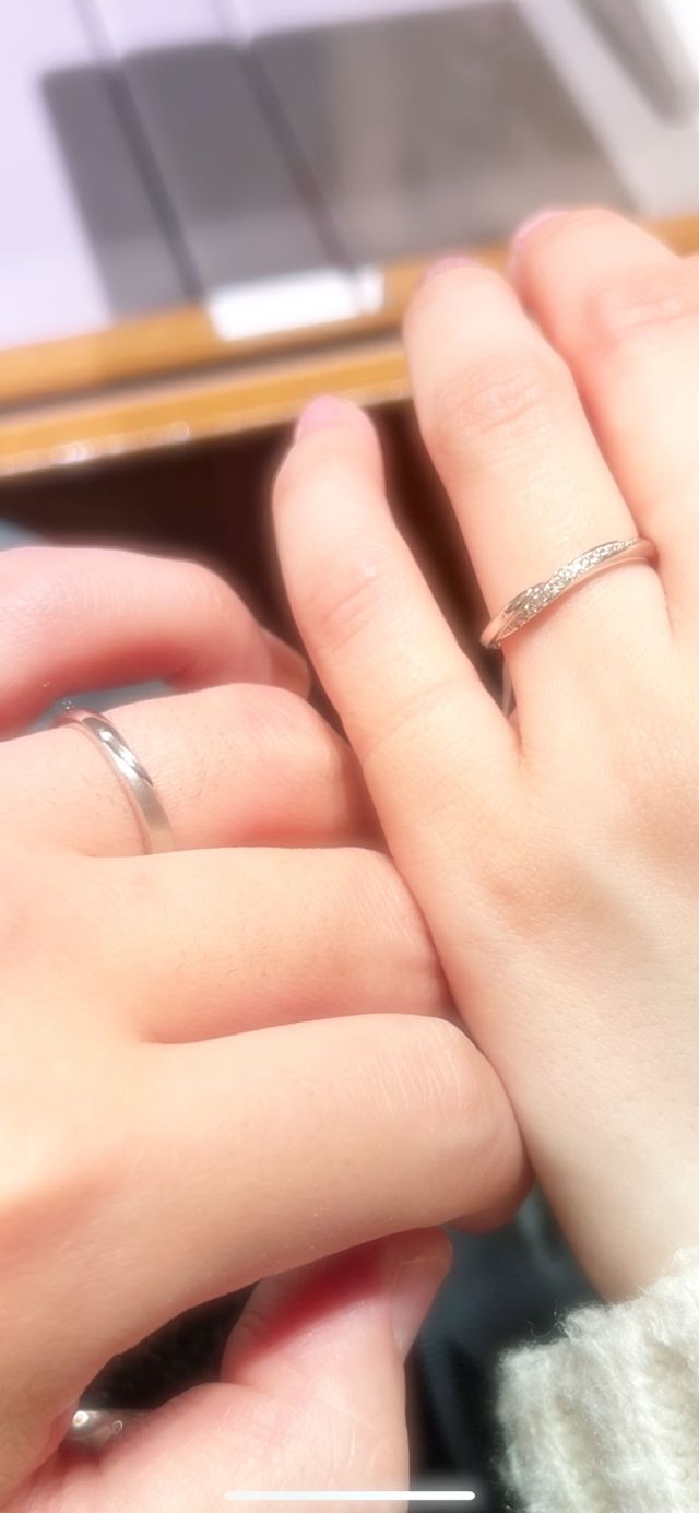 試着時のお写真です。